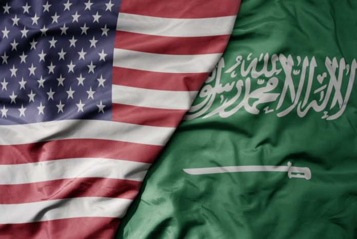 Big,Waving,Colorful,Flag,Of,United,States,Of,America,And
