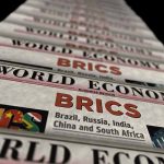 newspaper bearing the BRICS and the involved countries