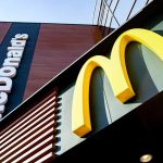 worm's eye view of McDonal