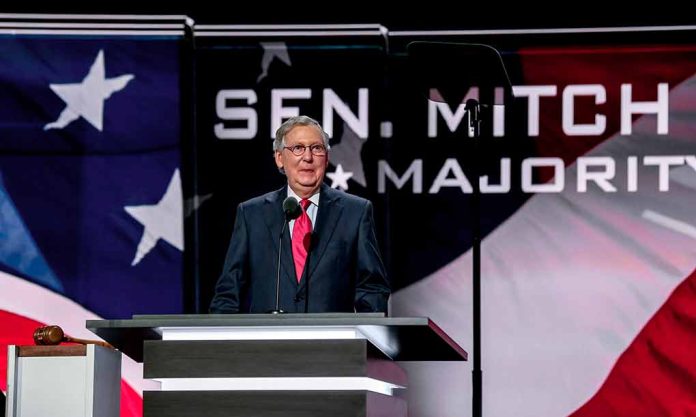 1569591907 featured image Man speaking at podium with American flag backdrop.