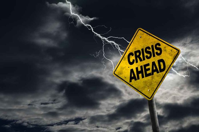 473766712 featured image Crisis Ahead sign against stormy sky with lightning