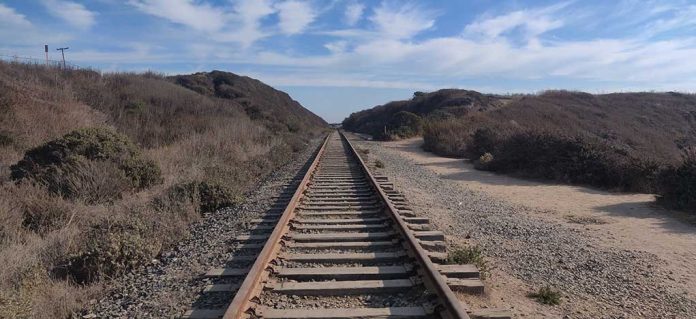 1927222739 featured image Railway tracks stretching into the distance surrounded by vegetation