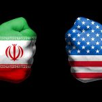 Trump’s Plan For Talks Meets Khamenei’s Resistance Fists with Iranian and American flags facing off