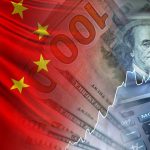 China Halts Major $22.8 Billion Deal As Geopolitical Tensions Rise China flag dollars chart calculator and money