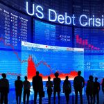 One Organization’s Bold Mission To Erase $30 Billion In Medical Debt People looking at financial charts displaying US debt crisis.