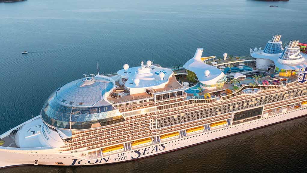 2385318033 featured image aerial shot of cruise ship on calm waters