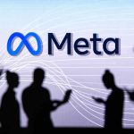 Meta STUNS Silicon Valley in Defense Move People silhouetted against Meta logo background