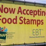 SNAP Budget DEPLETED — EBT Cards Go Dark! Yellow sign now accepting food stamps EBT SNAP