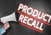 URGENT Recall Announcement—Every Pantry at Risk! Person holding megaphone, Product Recall text.