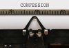 Pipe Bomber’s Confession Upends Jan. 6 Narrative Typewriter typing the word confession on paper