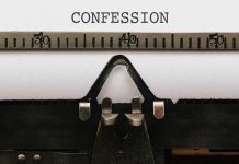 Pipe Bomber’s Confession Upends Jan. 6 Narrative Typewriter typing the word confession on paper