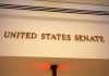 Warren Hits Trump With Bill From Hell – He Can’t Ignore This Sign displaying United States Senate in a government building