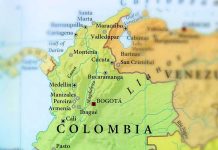 Colombian President TAUNTS Trump To Invade Map showing Colombia and surrounding countries.