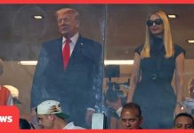 CFP Crowd Goes WILD for Trump During National Anthem CFP Crowd Goes WILD for Trump During National Anthem