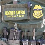 Border Patrol Boss BUSTED Harboring Illegal Lover Border Patrol vest with gear and communication equipment.