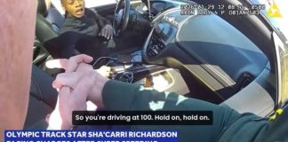 Olympic Star ARRESTED - Begs Cops