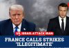 France Condemns US - Betrays Trump