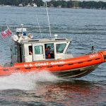 Coast Guard HAMMERS Cartel Smugglers With Giant Bust Coast Guard boat speeding on the water.