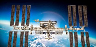 China’s Space Launch Raises Big Question Marks International Space Station orbiting above Earth.