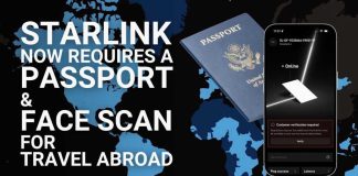 Starlink Now Requires a Passport and Face Scan to Roam Abroad
