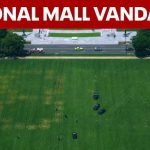 '86 47' appears on National Mall, US park police investigating