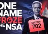 One Name Just Froze America's Most Powerful Spy Program