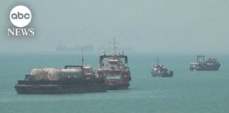 Iranian drone strikes cargo ship in Strait of Hormuz