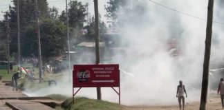 Kenyans protest against US Ebola quarantine facility