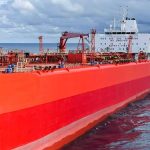 Rebel Email Freezes Red Sea Tankers Red oil tanker ship at sea
