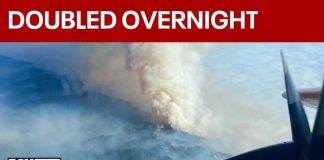 Racing Flames Box In Highway 1 Big Sur’s Timber Fire jumps to 1,700 Acres