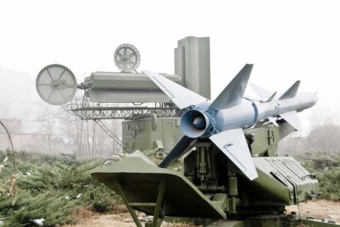 shutterstock_42426766 surface-to-air missile on a mobile launcher