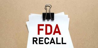 FDA’s Highest Alert: Are These in Your Freezer? Binder clip holding stacked papers labeled FDA recall
