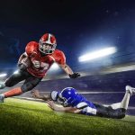 Receipts Drop – Coach Torches Quitting Claim American football running back evades a tackle at night