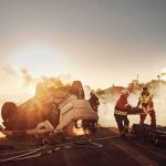 Highway Chaos, Then A Knife – Hero Soldiers Pounce Emergency responders at overturned car crash scene